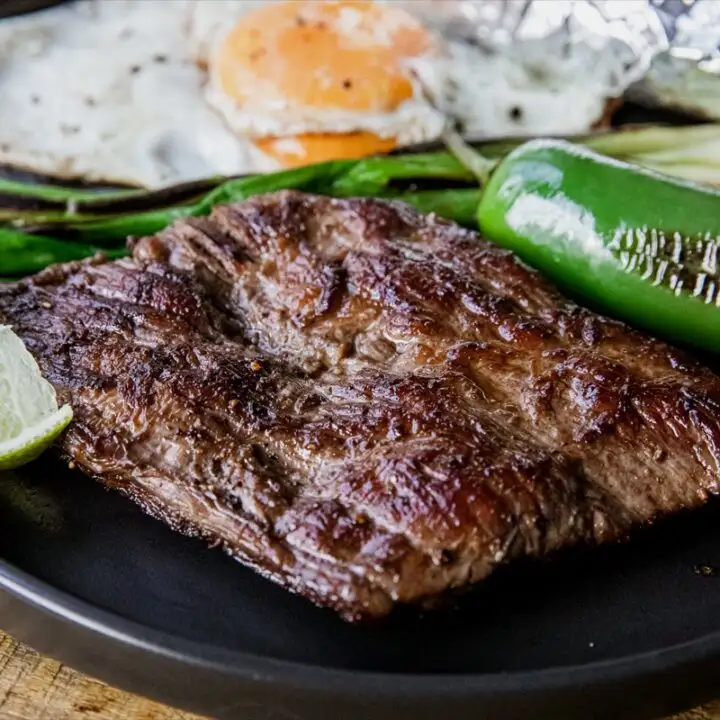 Blackstone Steak and Eggs