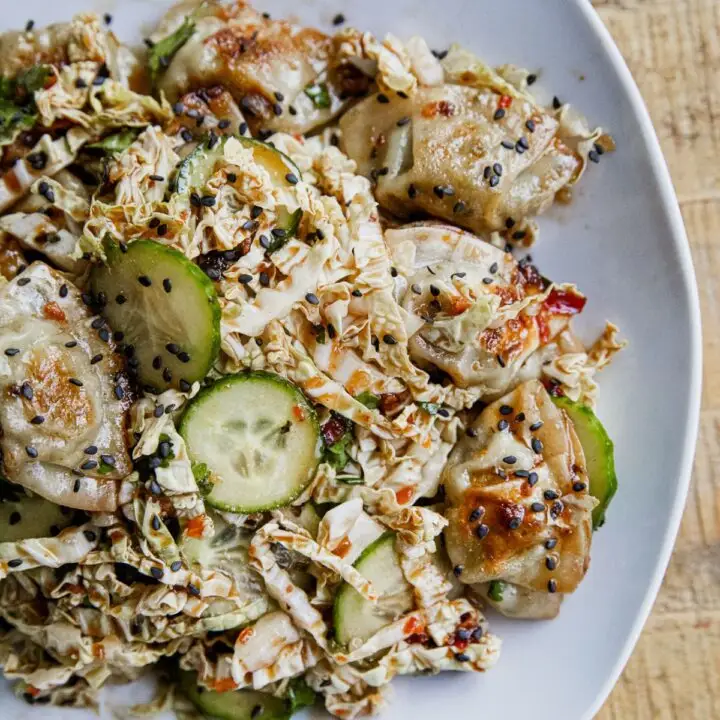 Blackstone Dumpling Salad