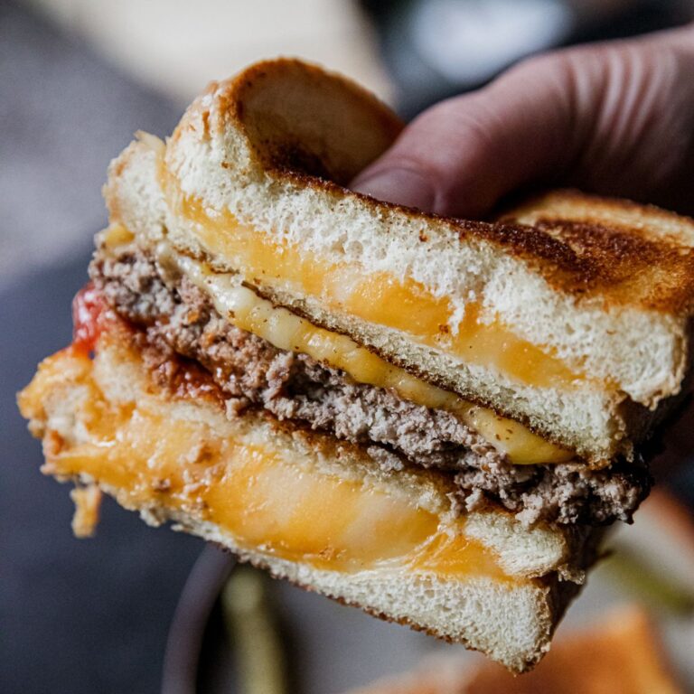 Blackstone Grilled Cheese Smashburger