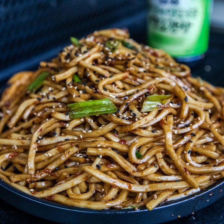Spicy Udon with Green Onions