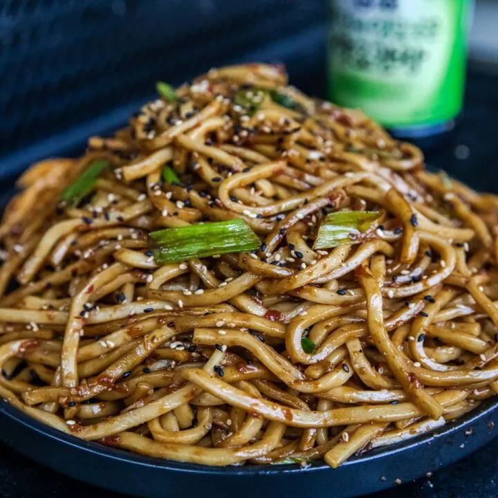 Spicy Udon with Green Onions