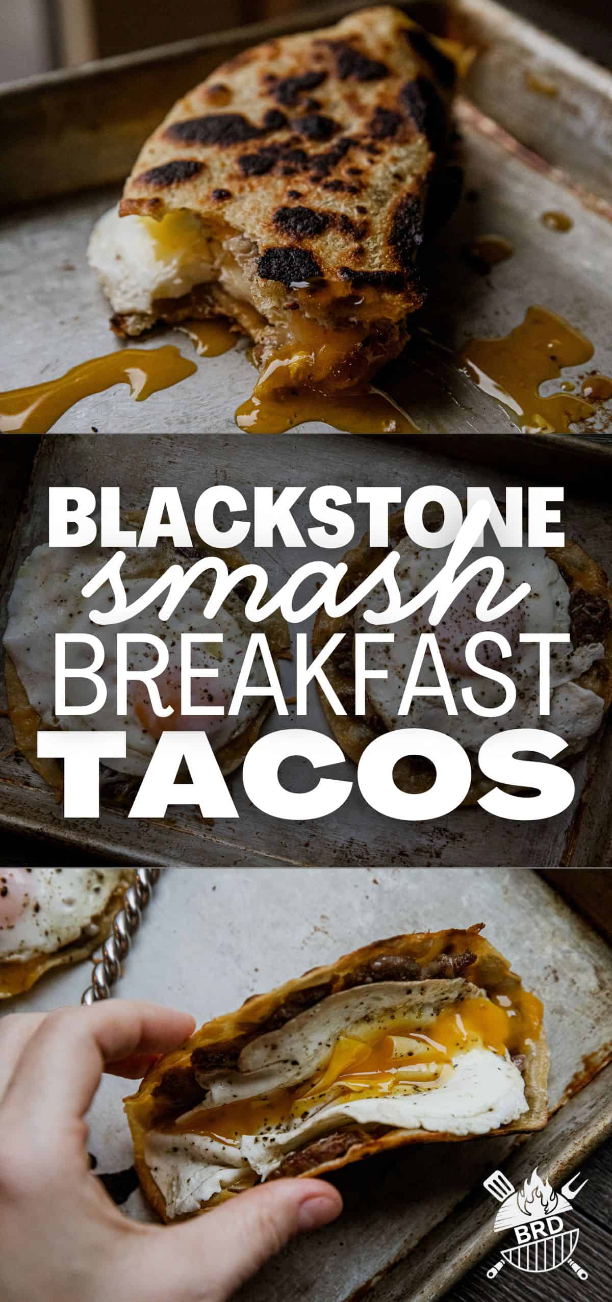 Delicious breakfast tacos with eggs, cheese, and savory fillings on a toasted tortilla. Perfect for.